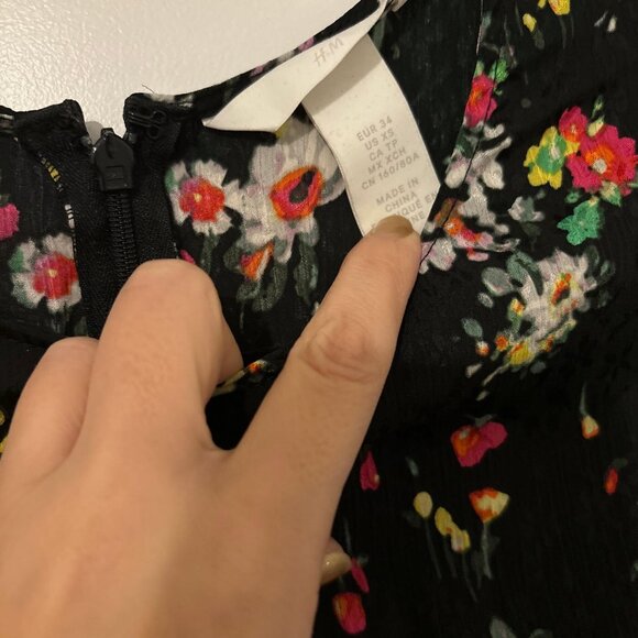 H&M Floral Midi Dress - Picture 3 of 4